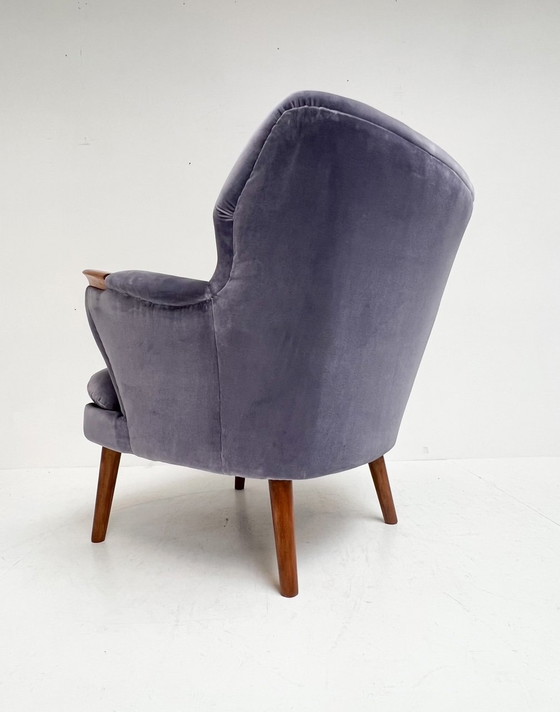 Image 1 of Deense design fauteuil van Kurt Olsen, 1950