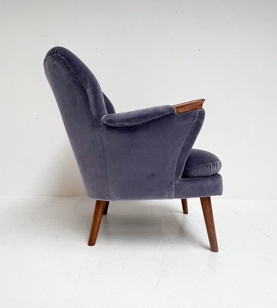 Image 1 of Deense design fauteuil van Kurt Olsen, 1950