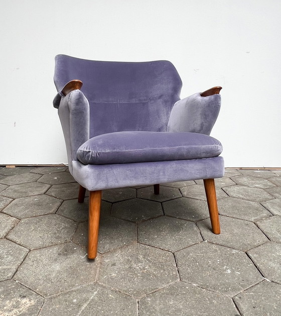 Image 1 of Deense designfauteuil van Kurt Olsen, 1950's