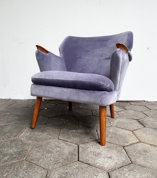 Deense designfauteuil van Kurt Olsen, 1950's