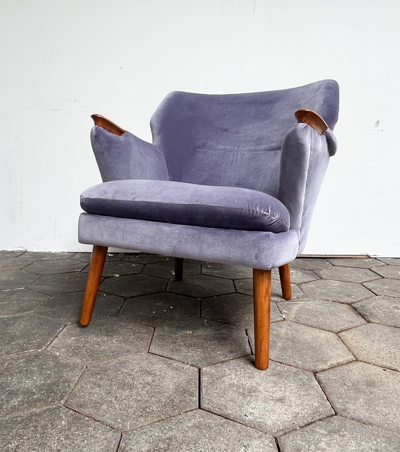 Image 1 of Deense designfauteuil van Kurt Olsen, 1950's