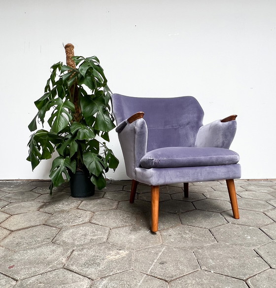 Image 1 of Deense designfauteuil van Kurt Olsen, 1950's