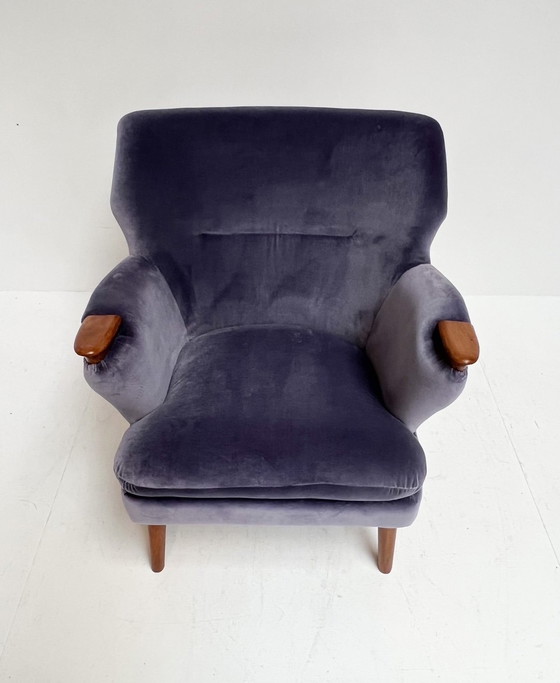 Image 1 of Deense design fauteuil van Kurt Olsen, 1950