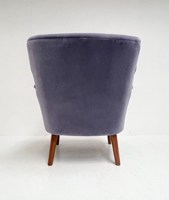 Image 1 of Deense design fauteuil van Kurt Olsen, 1950