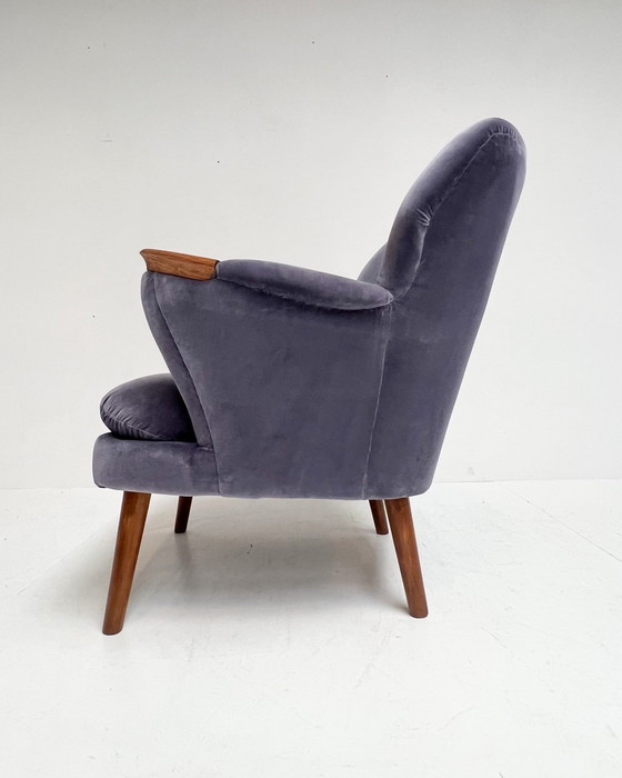 Image 1 of Deense design fauteuil van Kurt Olsen, 1950