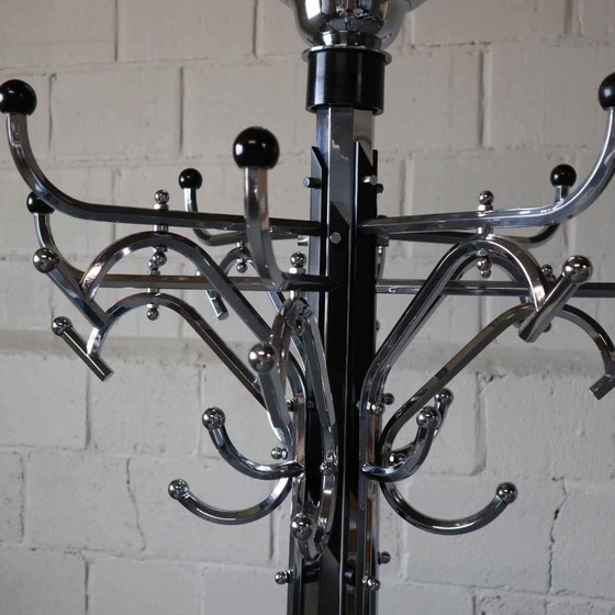 Image 1 of Large Art Deco coat rack/floor lamp