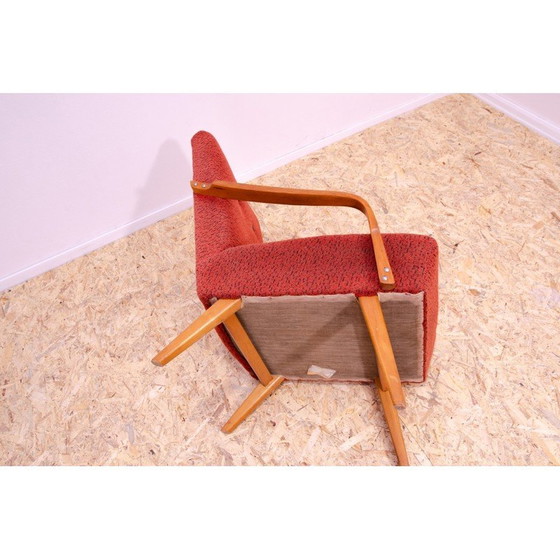 Image 1 of Paar vintage fauteuils van Jaroslav Šmídek voor Cesky Nabytek, Tsjecho-Slowakije 1960