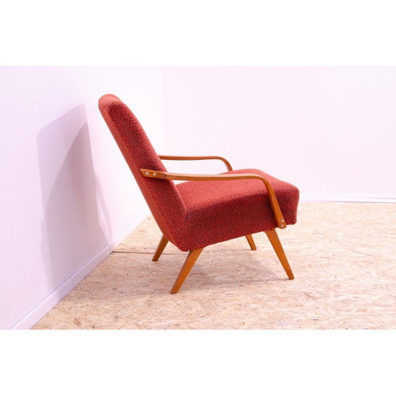 Image 1 of Paar vintage fauteuils van Jaroslav Šmídek voor Cesky Nabytek, Tsjecho-Slowakije 1960