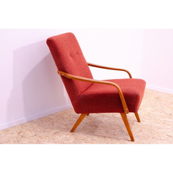Image 1 of Paar vintage fauteuils van Jaroslav Šmídek voor Cesky Nabytek, Tsjecho-Slowakije 1960