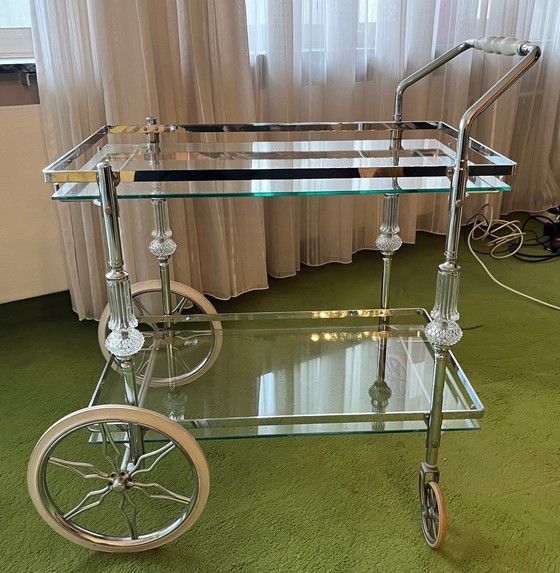 Image 1 of Art Déco bar trolley - serveerwagen