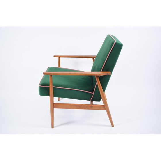 Image 1 of Fauteuil mid century 300-190 designer H.Lis groen fles roze 1970