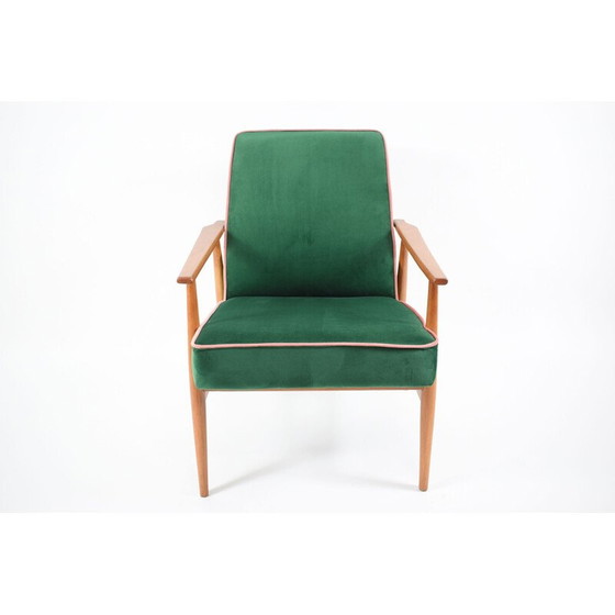 Image 1 of Fauteuil mid century 300-190 designer H.Lis groen fles roze 1970