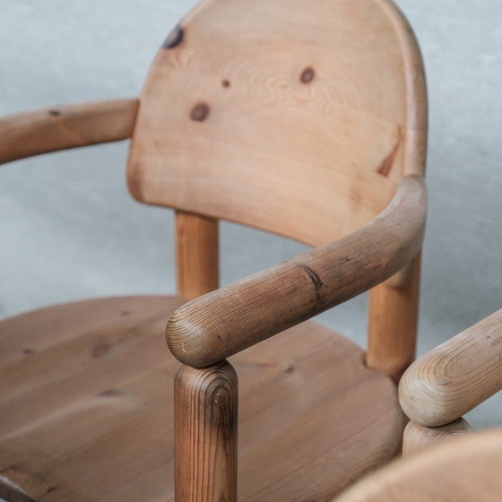 Image 1 of Set van 8 vintage eetkamerstoelen, Zweden 1970