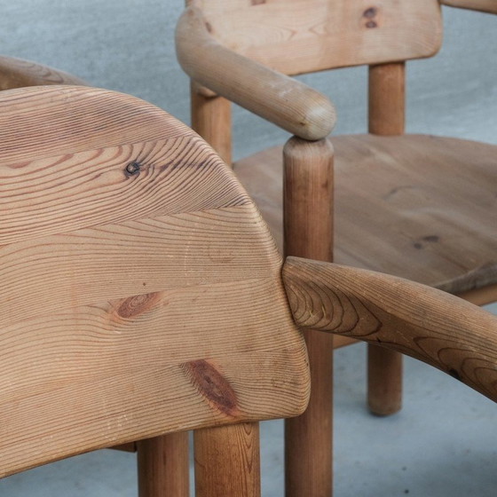 Image 1 of Set van 8 vintage eetkamerstoelen, Zweden 1970