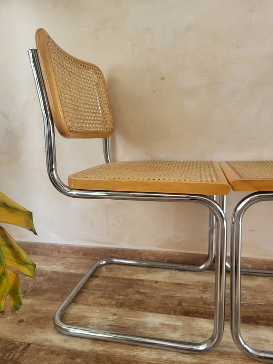 Image 1 of Vintage Marcel Breuer Cesca stoelen