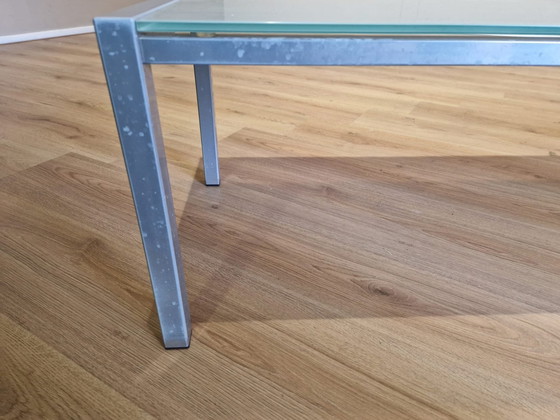 Image 1 of 3X Bony Salontafels Glas Design Zilver