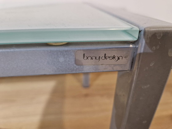 Image 1 of 3X Bony Salontafels Glas Design Zilver