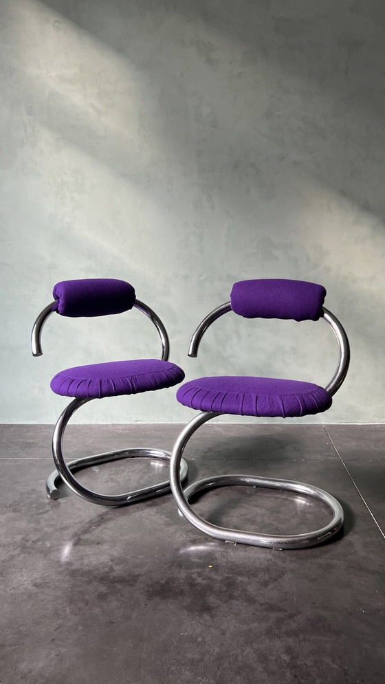 Image 1 of 2X Giotto Cobra Stoppino Stoelen