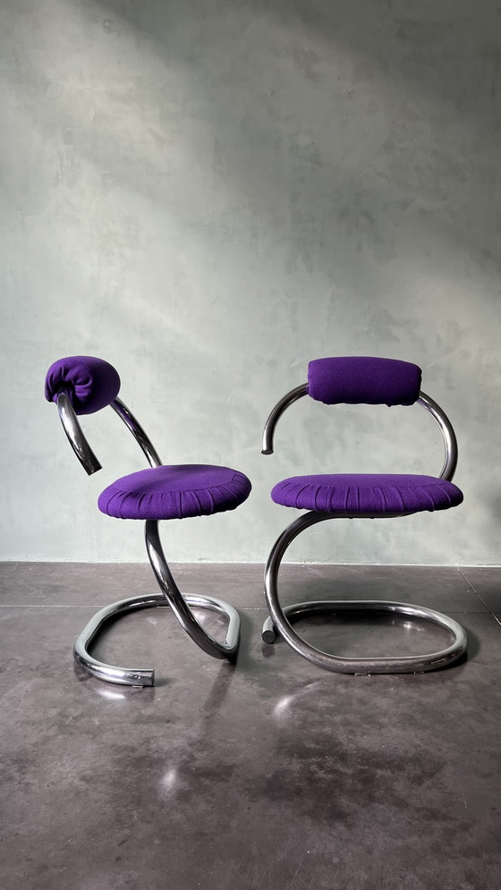 Image 1 of 2X Giotto Cobra Stoppino Stoelen