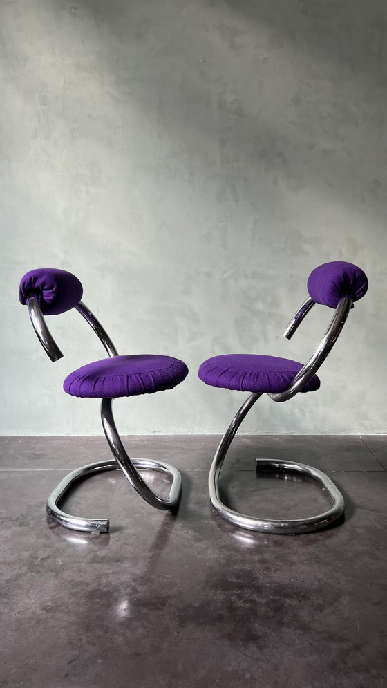 Image 1 of 2X Giotto Cobra Stoppino Stoelen