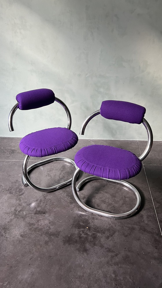 Image 1 of 2X Giotto Cobra Stoppino Stoelen