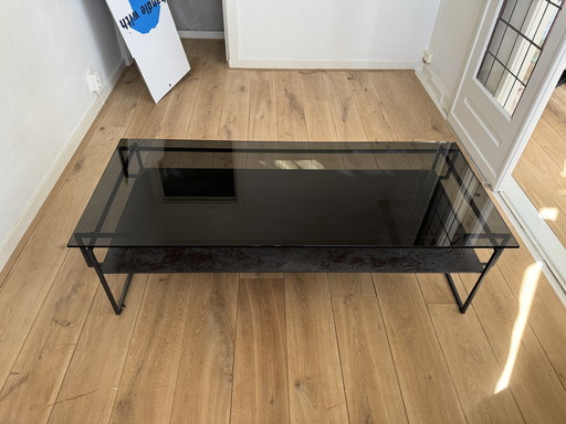 Piet Klerkx Smoked Glass Table