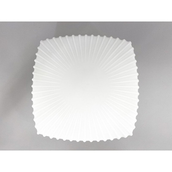 Image 1 of Vintage plafondlamp in melkglas, Tsjechoslowakije 1970