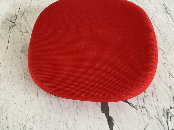 Image 1 of 2x Vervangend Kussen Tulip chair - rood