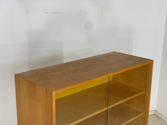 Image 1 of Mid Century hellerau vitrinekast highboard serie 427/d