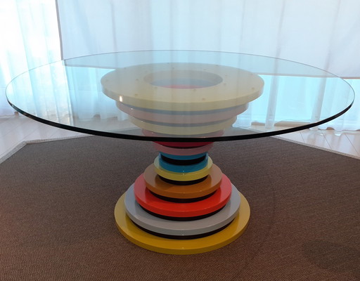 Design Eettafel - ' Diabolo Coloreado '