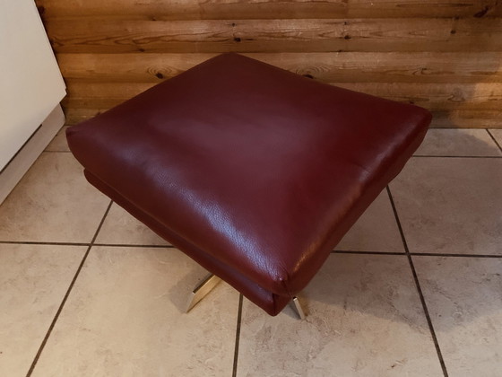 Image 1 of Extra Large Fauteuil & Hocker Van Bert Plantagie