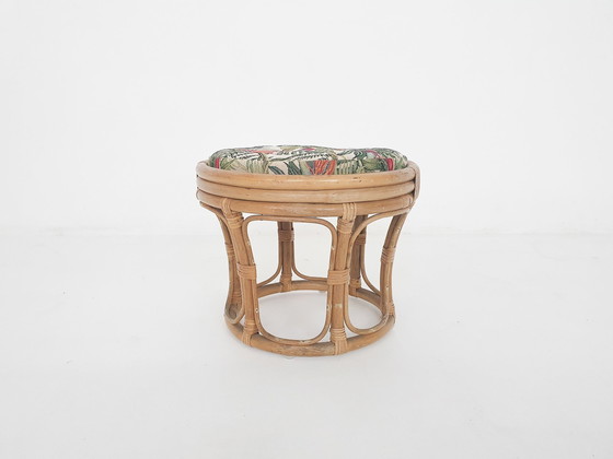 Image 1 of Vintage Rattan Stool, 1960'S