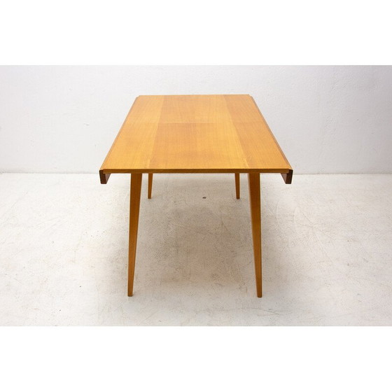 Image 1 of Mid century inklapbare eettafel van František Jirák voor Tatra nábytok, Tsjecho-Slowakije jaren 1970
