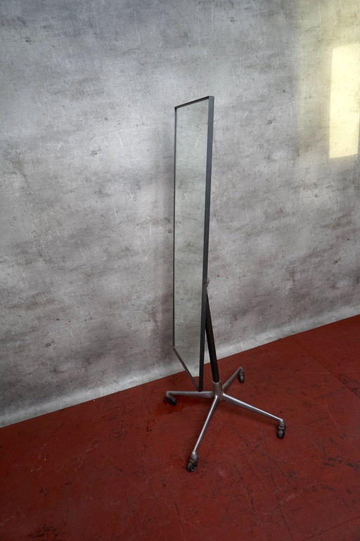 Vintage chromen spiegel