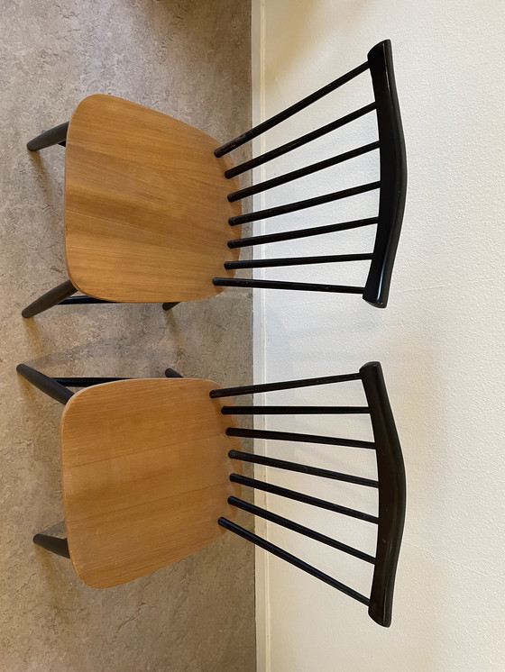 Image 1 of 2x Spijlenstoel