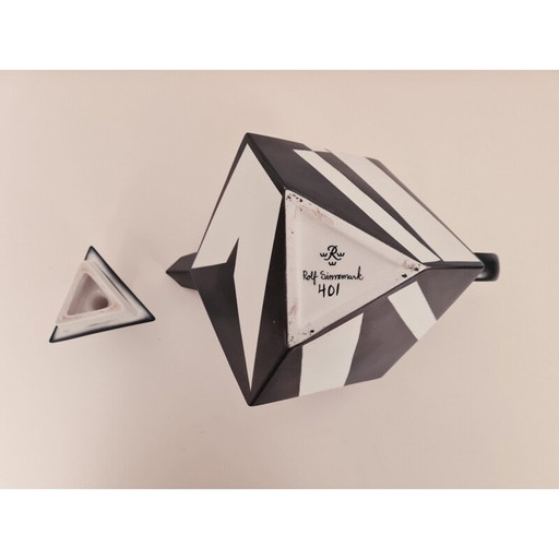 Vintage kubusvormig theater van Rolf Sinnemark voor Rörstrand, 1980