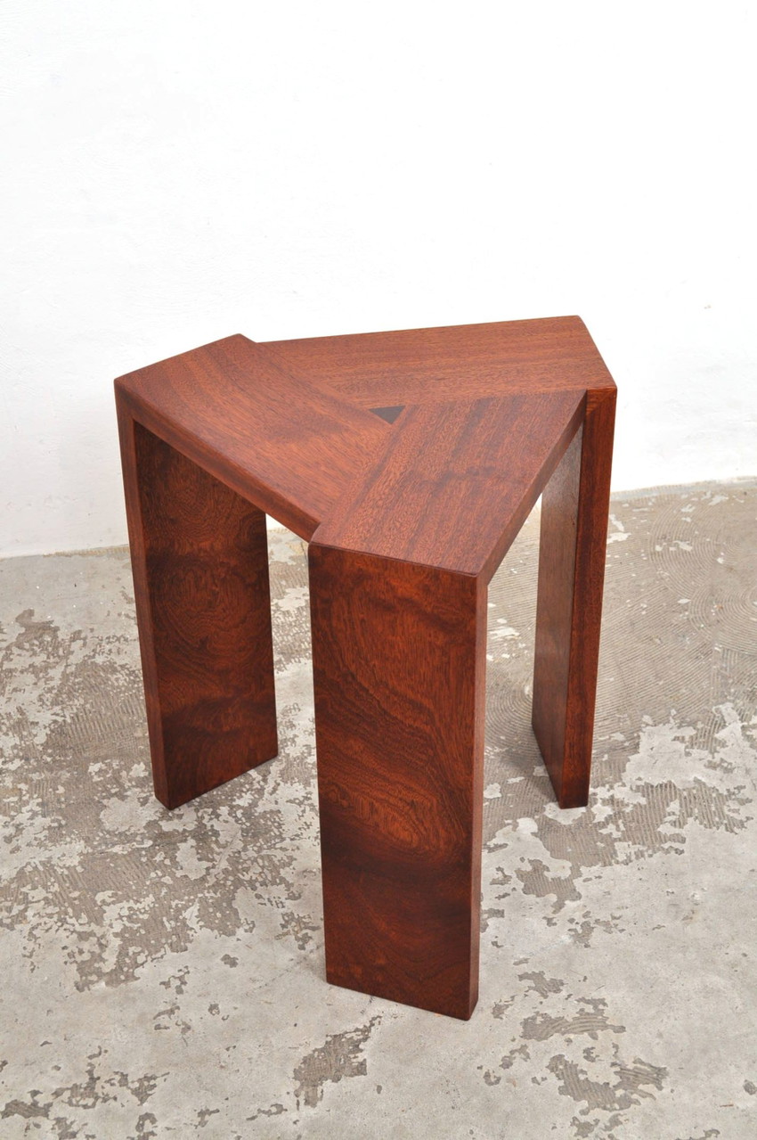 Vintage mahonie design bijzettafel
