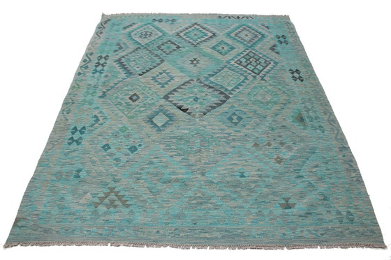 Image 1 of Originele oude stijl Kelim Afghan 238 X 181 Cm Top staat