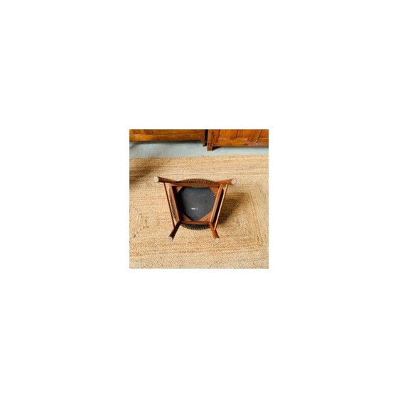 Image 1 of Vintage teakhouten en stoffen stoel van Tom Robertson voor McIntosh & Co, Schotland 1960