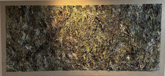 Image 1 of Schilderij Met Grove Pigment 