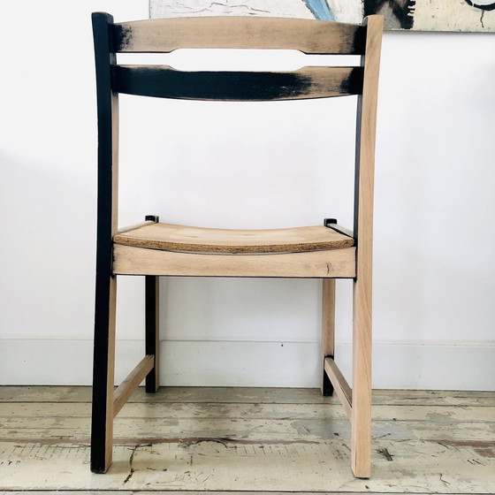 Image 1 of 2x Vintage Eetkamerstoelen