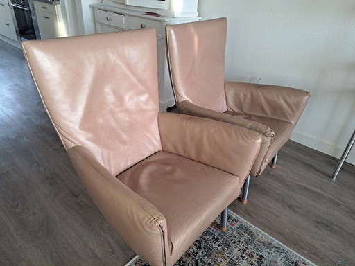 2x Label Fauteuils. Gerard Van De Berg