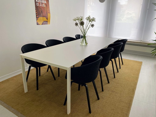 Zeer grote dun-k aluminium tafel Kristalia