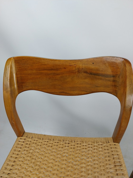 Image 1 of 2 x niels otto muller eetkamerstoelen model 71. 1960's  