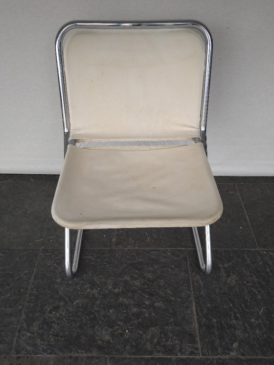 Image 1 of Vintage Design Eetkamerstoelen 4 Stuks.