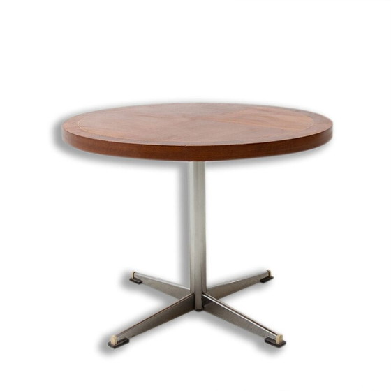 Image 1 of Vintage walnoten salontafel, Tsjecho-Slowakije 1970