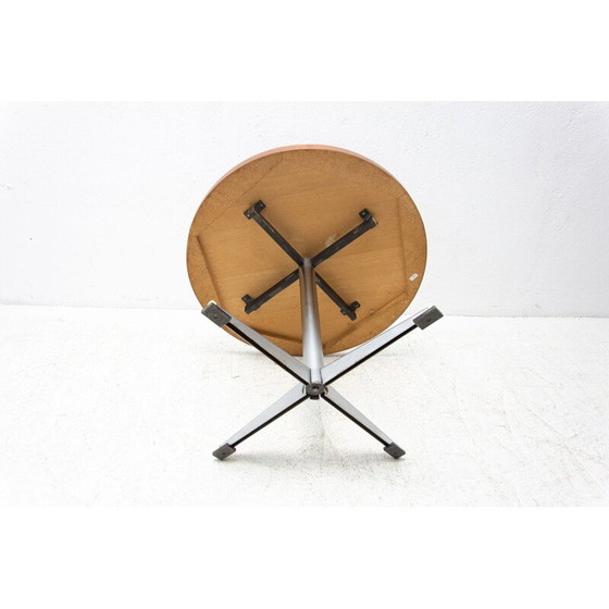 Image 1 of Vintage walnoten salontafel, Tsjecho-Slowakije 1970