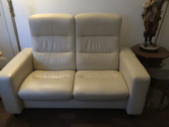 Image 1 of Seamless Ekornes Crème bank