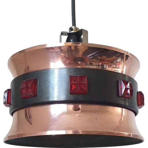 Vintage hanglamp van Vitrika, Denemarken, jaren 1970