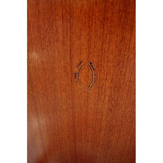 Image 1 of Vintage rechthoekige massief teakhouten salontafel van John Boné, Denemarken 1960